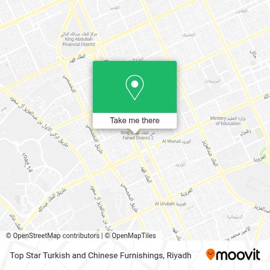 Top Star Turkish and Chinese Furnishings map