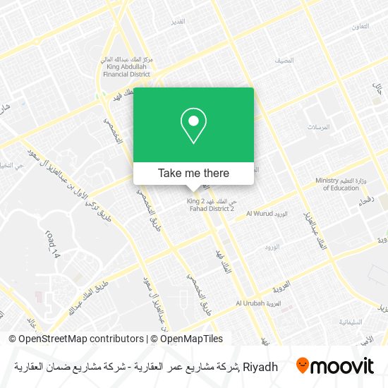 شركة مشاريع عمر العقارية - شركة مشاريع ضمان العقارية map