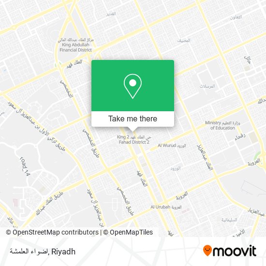 اضواء العلمشة map