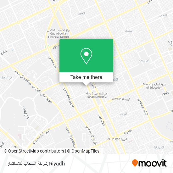 شركة السحاب للاستثمار map