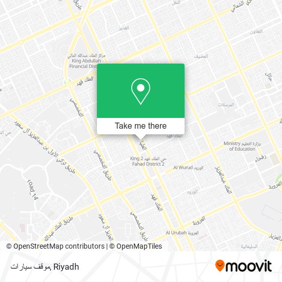 موقف سيارات map