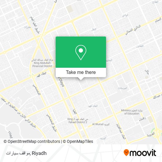 مواقف سيارات map