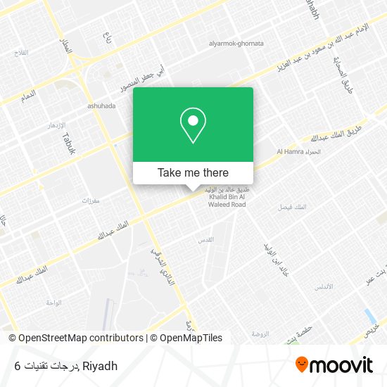 6 درجات تقنيات map