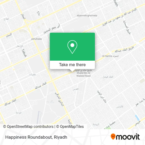 Happiness Roundabout map