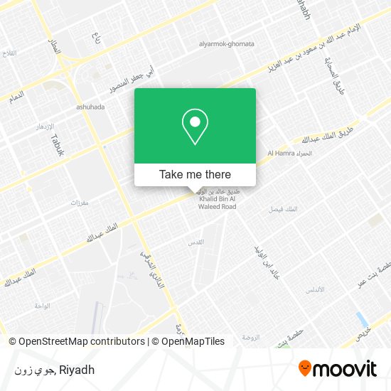جوي زون map