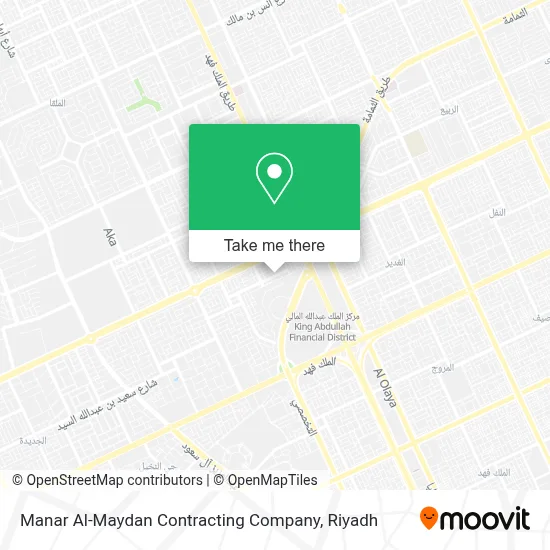 Manar Al-Maydan Contracting Company map