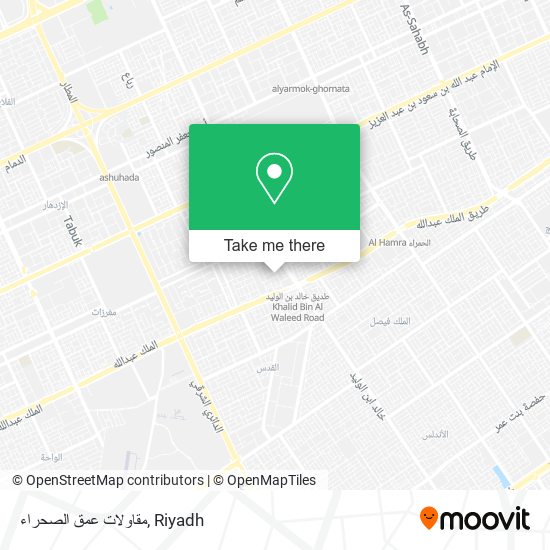 مقاولات عمق الصحراء map