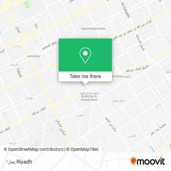 بيدزا map