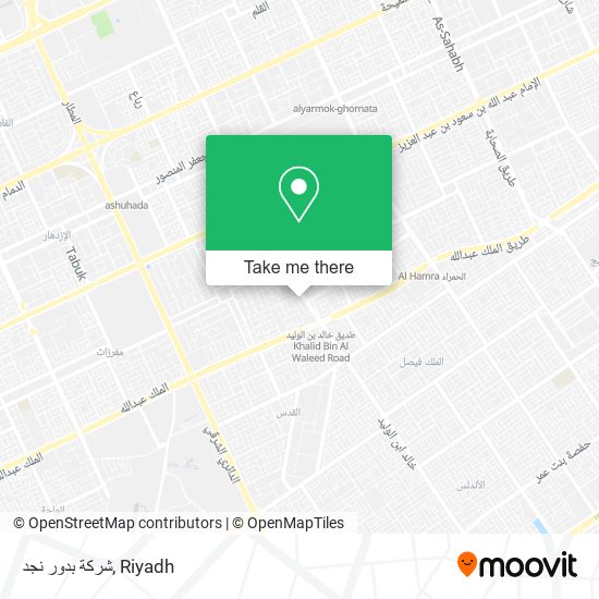 شركة بدور نجد map