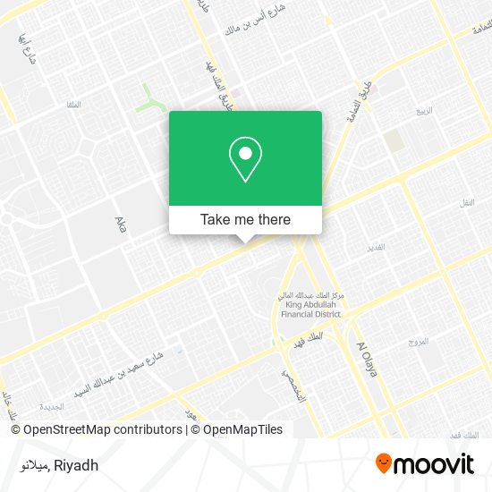 ميلانو map