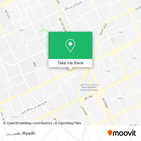 غصن روز map
