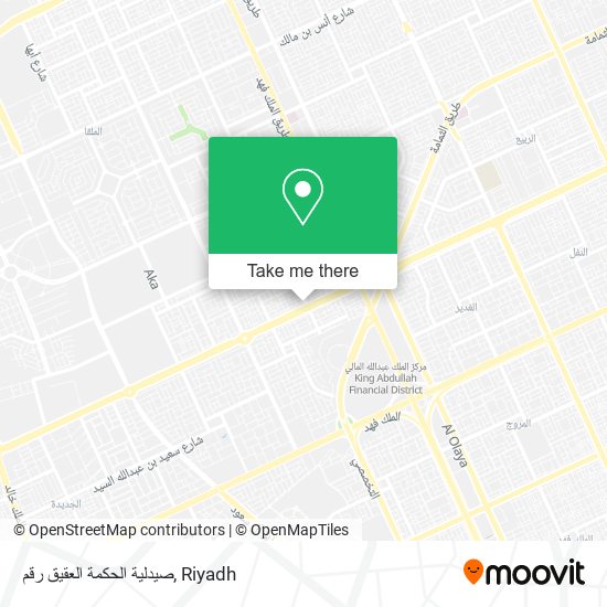 صيدلية الحكمة العقيق رقم map