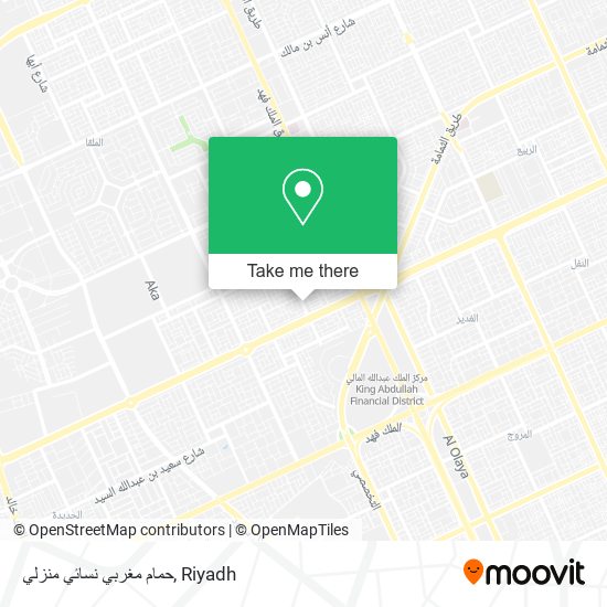 حمام مغربي نسائي منزلي map