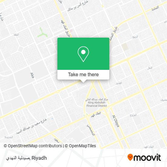 صيدلية النهدي map