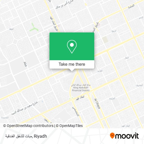 مبات للشقق الفندقية map
