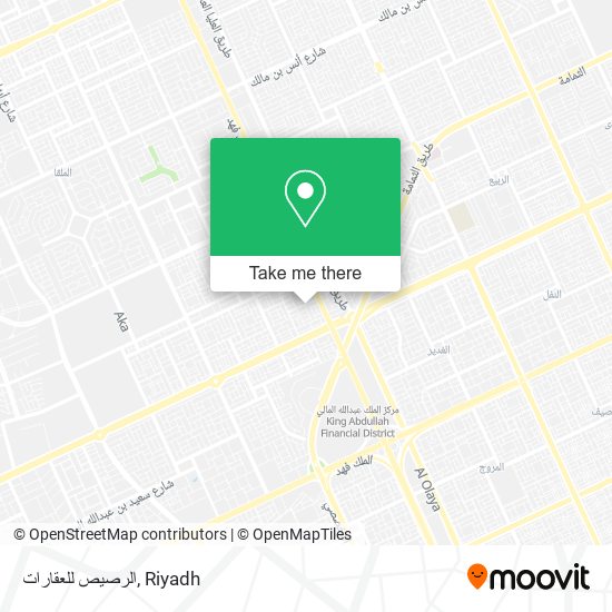 الرصيص للعقارات map
