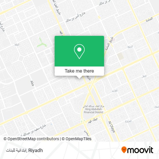 ابتدائية للبنات map