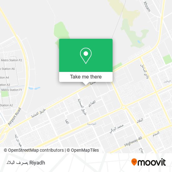 صرف البلاد map