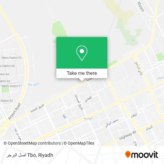 اصل البرجر Tbo map