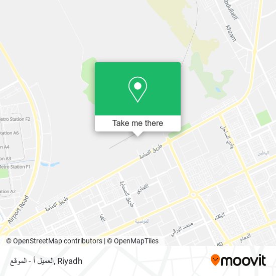 العميل أ - الموقع map