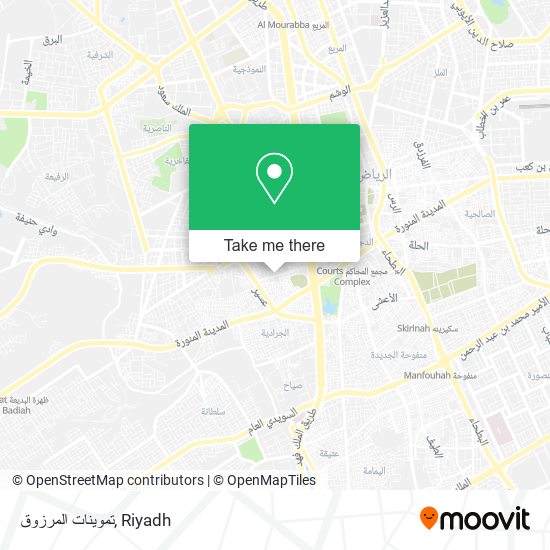 تموينات المرزوق map