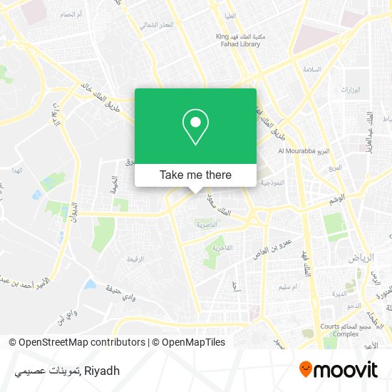 تموينات عصيمي map