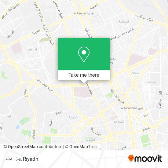 بيتزا هت map