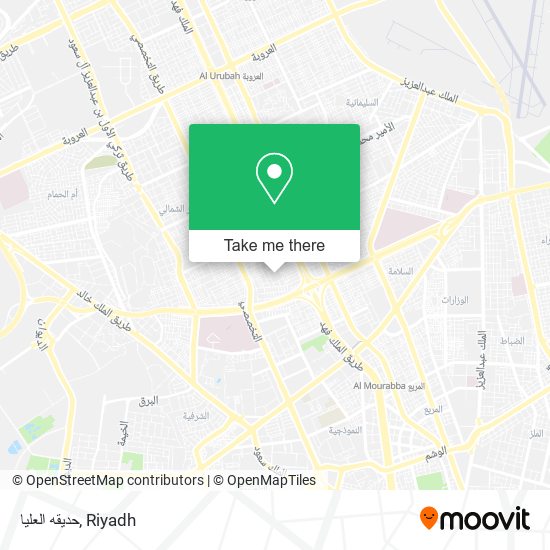 حديقه العليا map