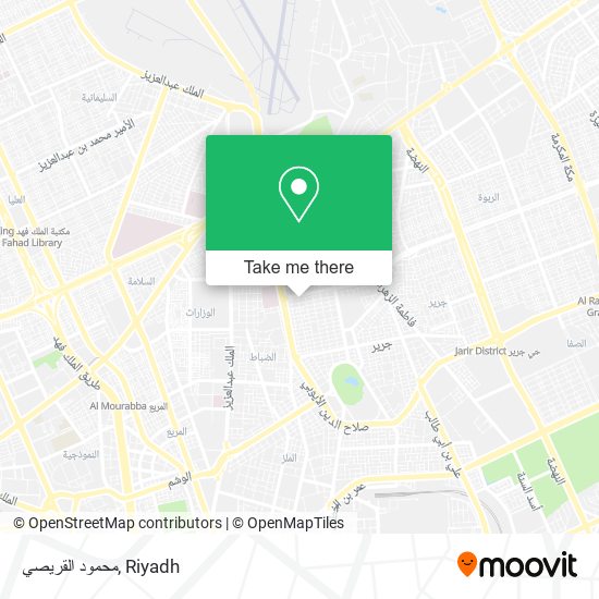 محمود القريصي map