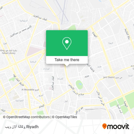 وكالة آلان ويب map