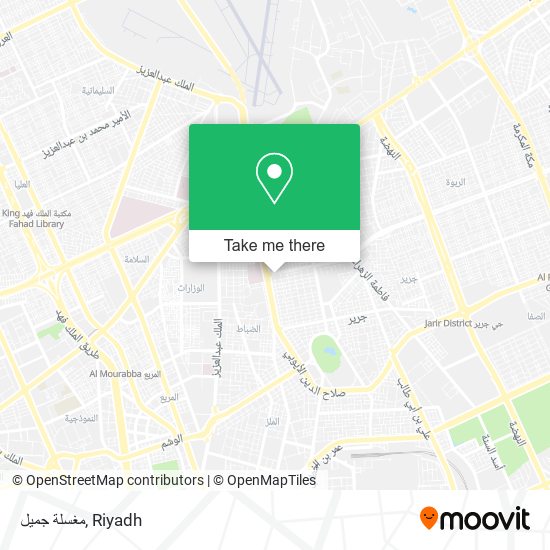 مغسلة جميل map
