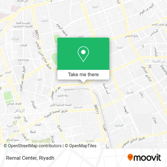 Remal Center map