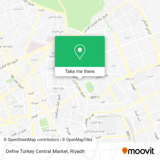 Defne Turkey Central Market map