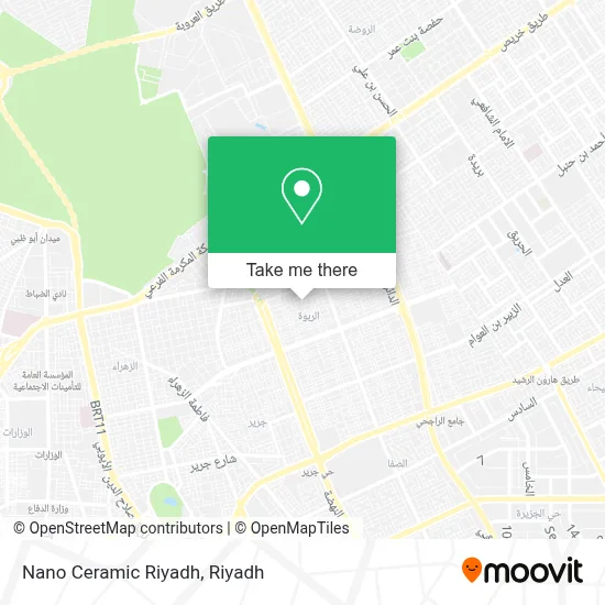 Nano Ceramic Riyadh map
