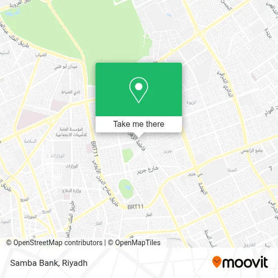 Samba Bank map