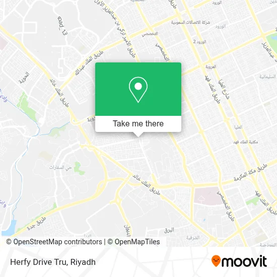 Herfy Drive Tru map