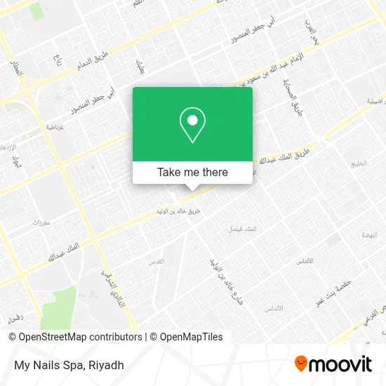 My Nails Spa map