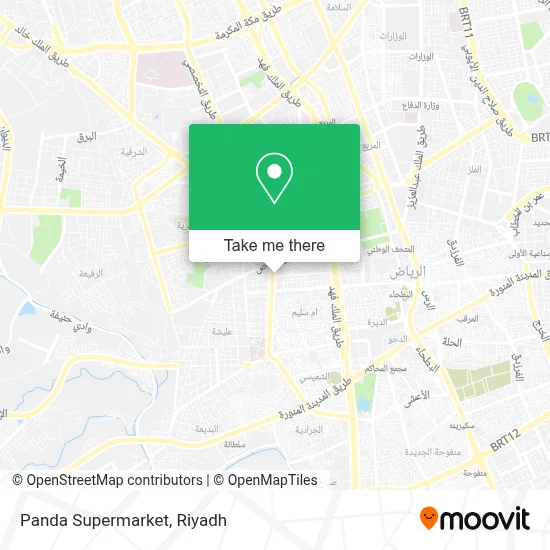 Panda Supermarket map