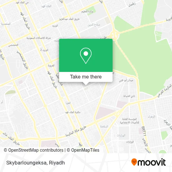 Skybarloungeksa map