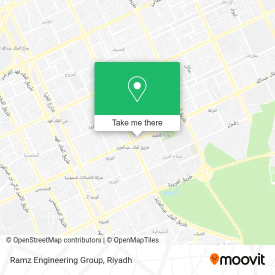 Ramz Engineering Group map
