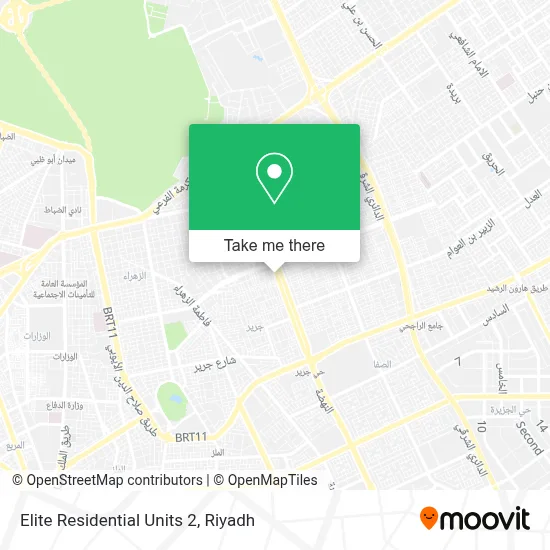 Elite Residential Units 2 map