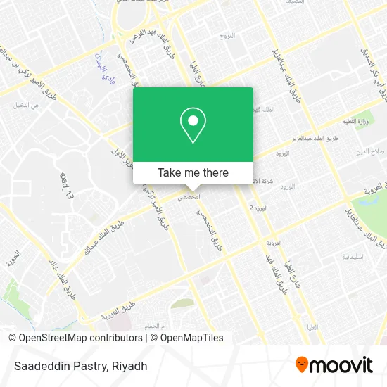 Saadeddin Pastry map
