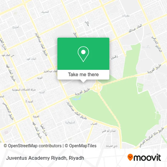 Juventus Academy Riyadh map