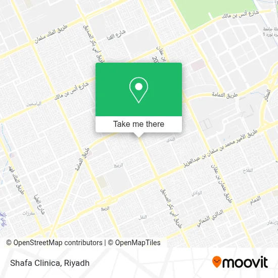 Shafa Clinica map