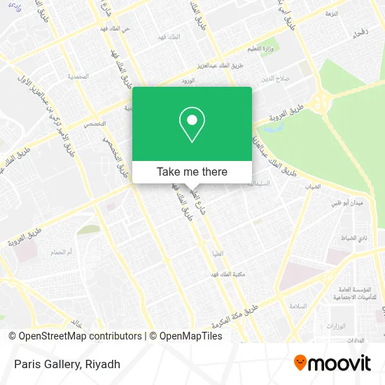 Paris Gallery map