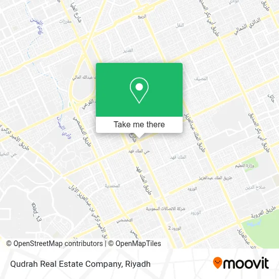 Qudrah Real Estate Company map