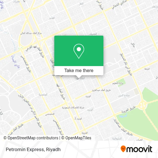 Petromin Express map