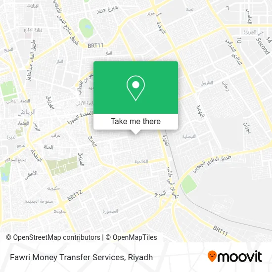Fawri Money Transfer Services map