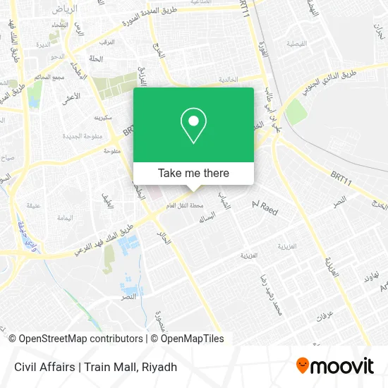 Civil Affairs | Train Mall map