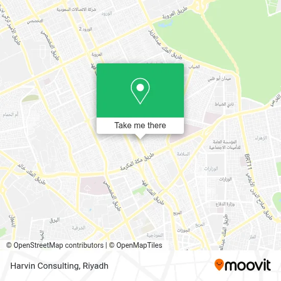 Harvin Consulting map